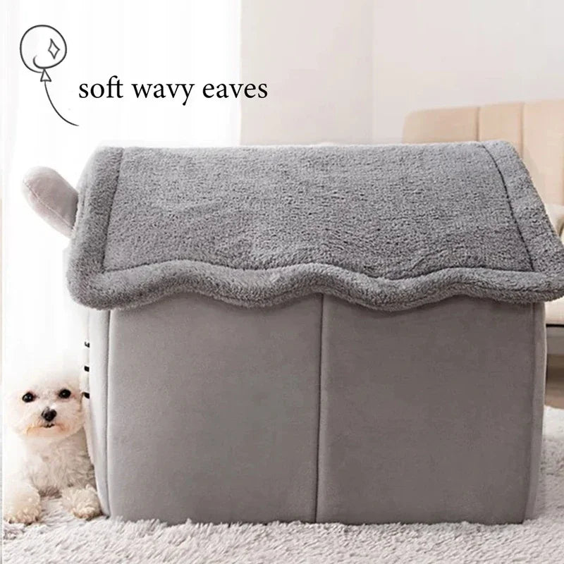 Folding Houses for Small and Medium Sized Dogs and Cats, Mattresses, Pet Products, Puppy Baskets, Winter Kennels