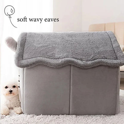 Folding Houses for Small and Medium Sized Dogs and Cats, Mattresses, Pet Products, Puppy Baskets, Winter Kennels